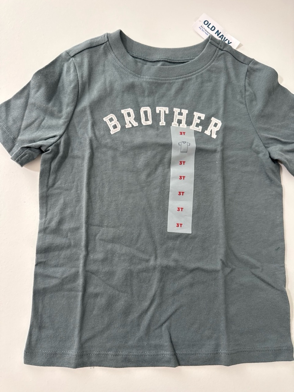 Old Navy Kids Brother Graphic Tee - Slate Blue Green